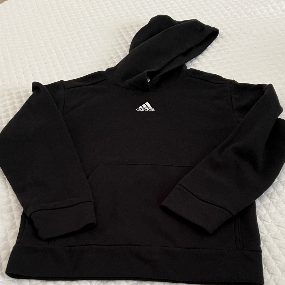 Adidas Classic Black Pullover Hoodie